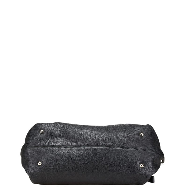 サルヴァトーレフェラガモ ソフィア ハンドバッグ ショルダーバッグ 2WAY ブラック レザー レディース Salvatore Ferragamo 【中古】