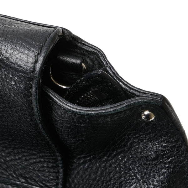 サルヴァトーレフェラガモ ソフィア ハンドバッグ ショルダーバッグ 2WAY ブラック レザー レディース Salvatore Ferragamo 【中古】