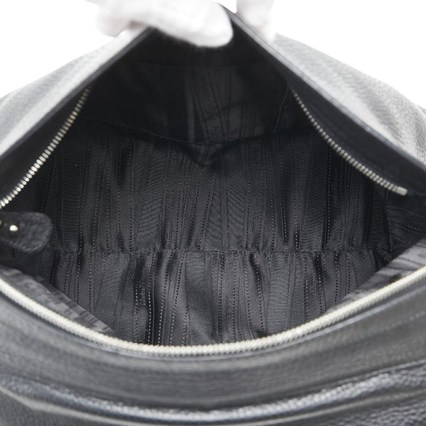 サルヴァトーレフェラガモ ソフィア ハンドバッグ ショルダーバッグ 2WAY ブラック レザー レディース Salvatore Ferragamo 【中古】