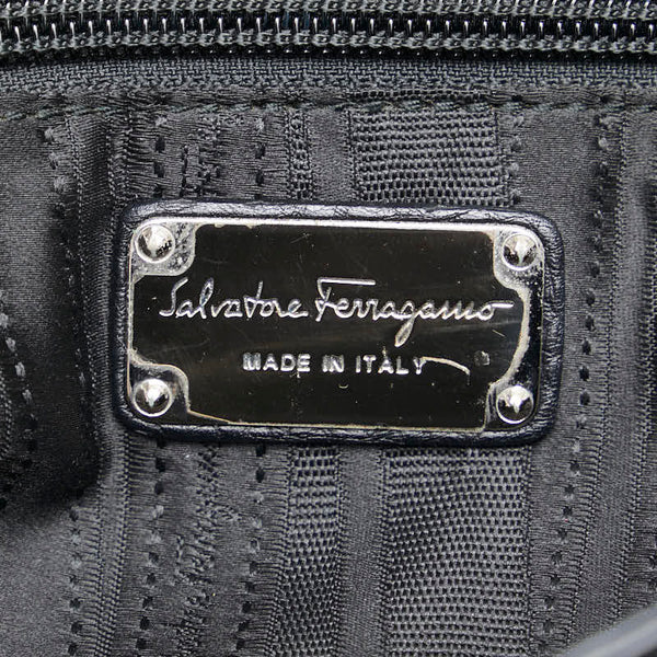 サルヴァトーレフェラガモ ソフィア ハンドバッグ ショルダーバッグ 2WAY ブラック レザー レディース Salvatore Ferragamo 【中古】