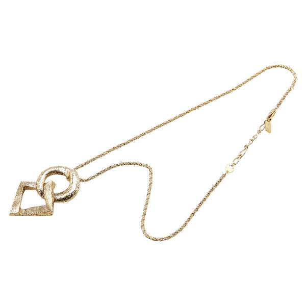 サンローラン ネックレス ゴールド メッキ レディース SAINT LAURENT 【中古】
