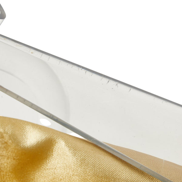 サルヴァトーレフェラガモ ガンチーニ ハンドバッグ クリア ゴールド プラスチック レディース Salvatore Ferragamo 【中古】