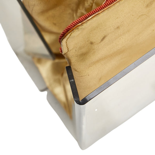 サルヴァトーレフェラガモ ガンチーニ ハンドバッグ クリア ゴールド プラスチック レディース Salvatore Ferragamo 【中古】