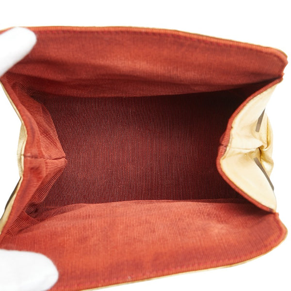 サルヴァトーレフェラガモ ガンチーニ ハンドバッグ クリア ゴールド プラスチック レディース Salvatore Ferragamo 【中古】