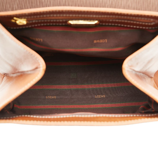 ロエベ ハンドバッグ ショルダーバッグ 2WAY ブラウン レザー レディース LOEWE 【中古】