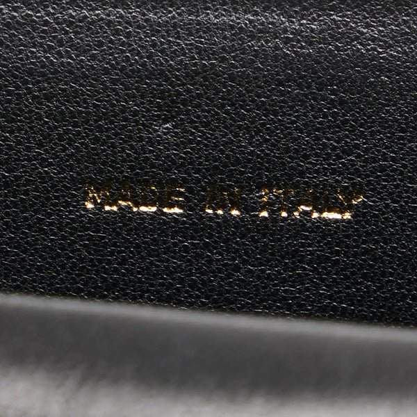 シャネル ココマーク マトラッセ チェーン ショルダーバッグ ブラック ラムスキン レディース CHANEL 【中古】