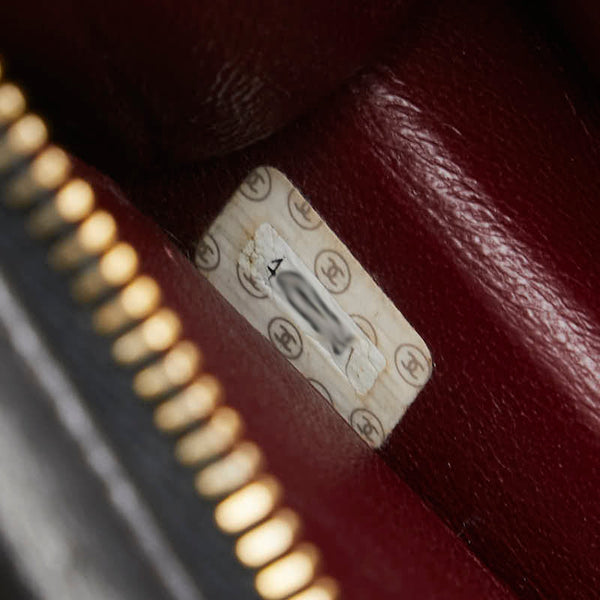 シャネル ココマーク クラッチバッグ ブラック ラムスキン レディース CHANEL 【中古】