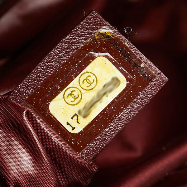 シャネル ココマーク コココクーンPM トートバッグ A48610 ブラック ナイロン レザー レディース CHANEL 【中古】