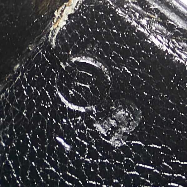 エルメス ドラッグ30 ハンドバッグ ブラック ボックスカーフ レディース HERMES 【中古】