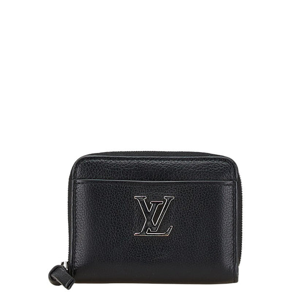 ルイ ヴィトン ジッピー コインパース ロックミー コインケース 小銭入れ M80099 ノワール ブラック レザー レディース LOUIS VUITTON 【中古】