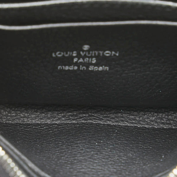 ルイ ヴィトン ジッピー コインパース ロックミー コインケース 小銭入れ M80099 ノワール ブラック レザー レディース LOUIS VUITTON 【中古】