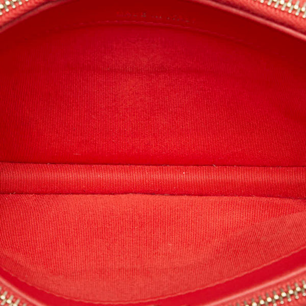 シャネル ココマーク トリコロール ショルダーバッグ ネイビー ホワイト キャビアスキン レディース CHANEL 【中古】