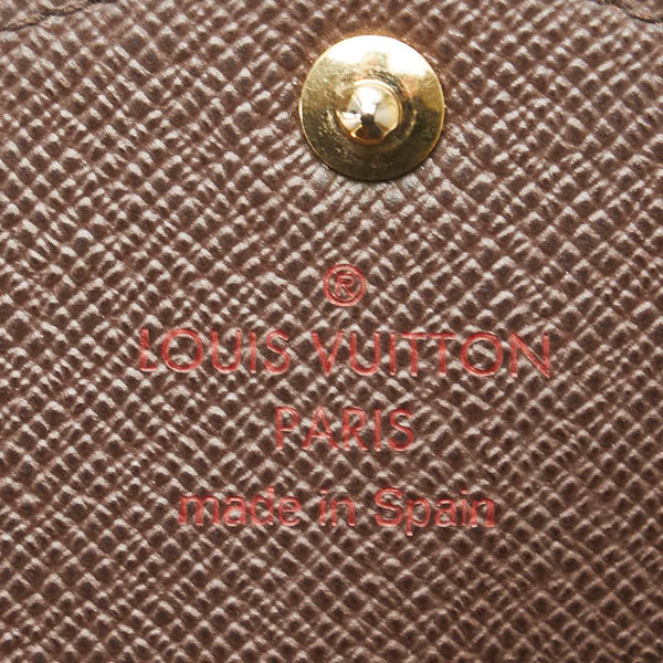 ルイ ヴィトン ダミエ ポルトフォイユ サラ 長財布 N63209 ブラウン PVC レザー レディース LOUIS VUITTON 【中古】