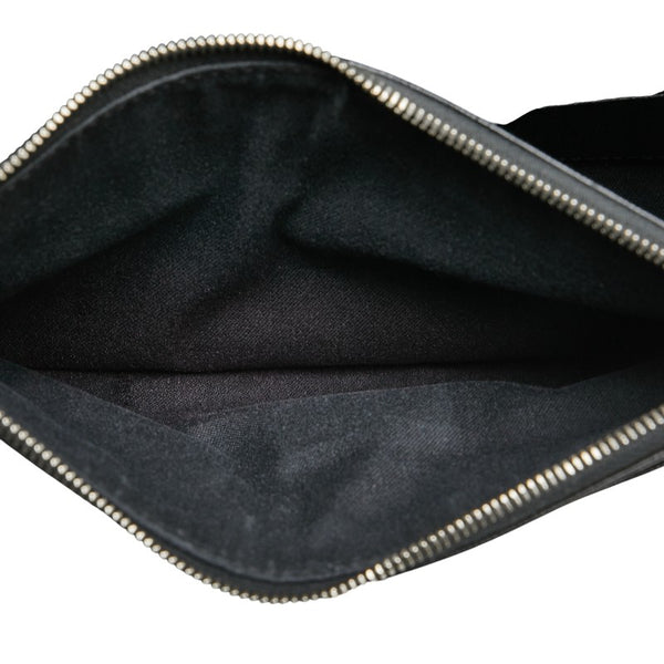 フェンディ カーリト スタッズ ショルダーバッグ ブラック レザー レディース FENDI 【中古】