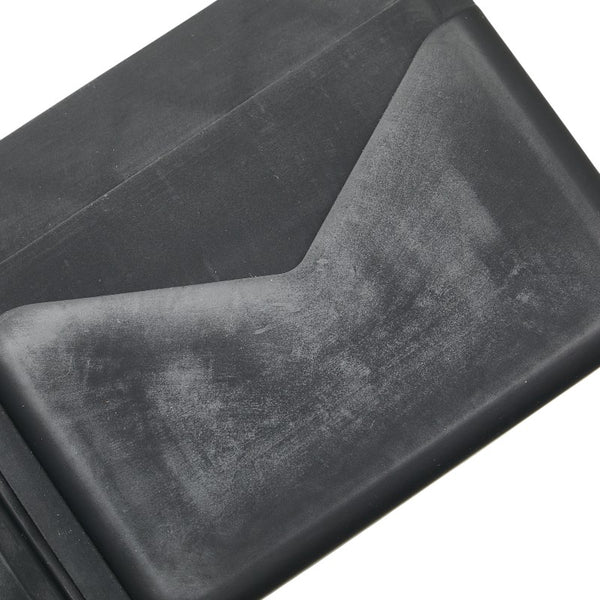 ボッテガヴェネタ イントレチャート 二つ折り財布 ブラック ラバー レディース BOTTEGAVENETA 【中古】