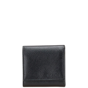 プラダ コインケース 小銭入れ 2M1287 ブラック サフィアーノ レザー メンズ PRADA 【中古】