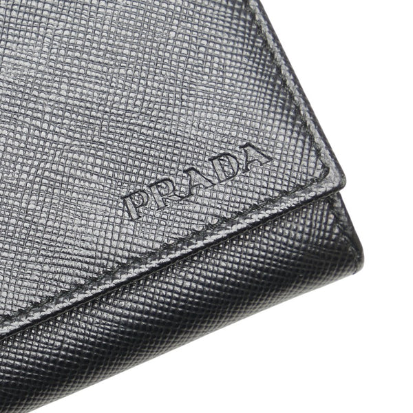 プラダ コインケース 小銭入れ 2M1287 ブラック サフィアーノ レザー メンズ PRADA 【中古】