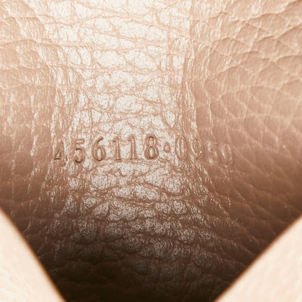 グッチ GGスプリーム GGマーモント 6連 キーケース 456118 ベージュ ピンク レザー PVC レディース GUCCI 【中古】