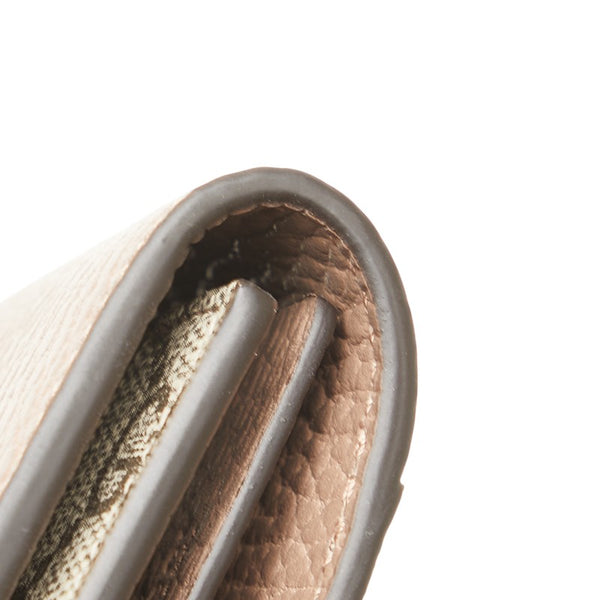 グッチ GGスプリーム GGマーモント 6連 キーケース 456118 ベージュ ピンク レザー PVC レディース GUCCI 【中古】