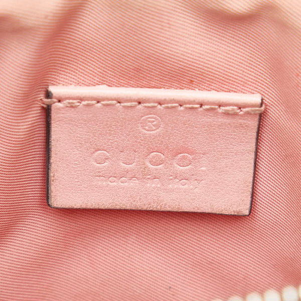 グッチ GGマーモント ポーチ 625544 ピンク レザー レディース GUCCI 【中古】