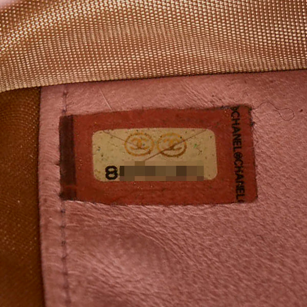 シャネル ココマーク チェーン ショルダーウォレット ピンク キャビアスキン レディース CHANEL 【中古】