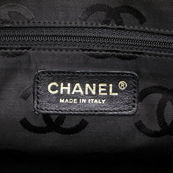 シャネル マトラッセ ワイルドステッチ ココマーク ハンドバッグ トートバッグ ブラック レザー レディース CHANEL 【中古】
