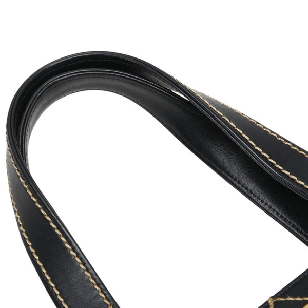 シャネル マトラッセ ワイルドステッチ ココマーク ハンドバッグ トートバッグ ブラック レザー レディース CHANEL 【中古】