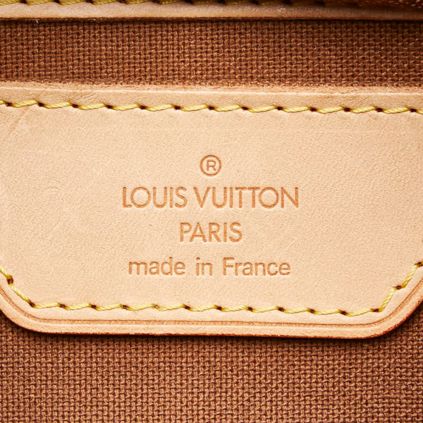 ルイ ヴィトン モノグラム キャリーオール ボストンバッグ トラベルバッグ M40074 ブラウン PVC レザー レディース LOUIS VUITTON 【中古】