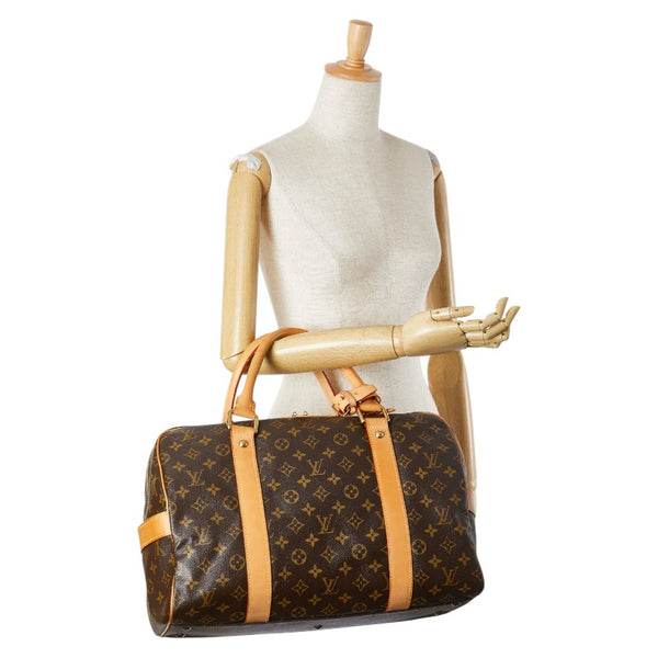 ルイ ヴィトン モノグラム キャリーオール ボストンバッグ トラベルバッグ M40074 ブラウン PVC レザー レディース LOUIS VUITTON 【中古】