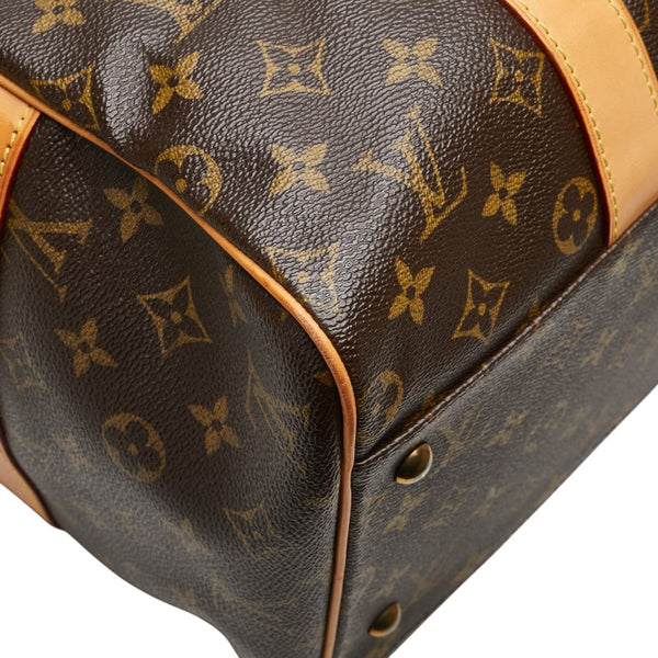 ルイ ヴィトン モノグラム キャリーオール ボストンバッグ トラベルバッグ M40074 ブラウン PVC レザー レディース LOUIS VUITTON 【中古】