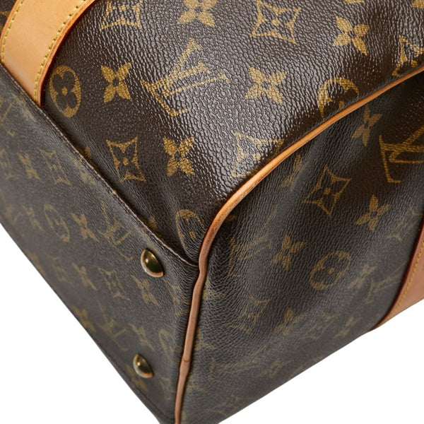 ルイ ヴィトン モノグラム キャリーオール ボストンバッグ トラベルバッグ M40074 ブラウン PVC レザー レディース LOUIS VUITTON 【中古】