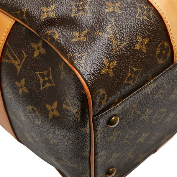 ルイ ヴィトン モノグラム キャリーオール ボストンバッグ トラベルバッグ M40074 ブラウン PVC レザー レディース LOUIS VUITTON 【中古】