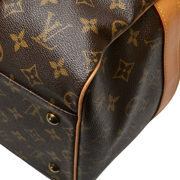 ルイ ヴィトン モノグラム キャリーオール ボストンバッグ トラベルバッグ M40074 ブラウン PVC レザー レディース LOUIS VUITTON 【中古】