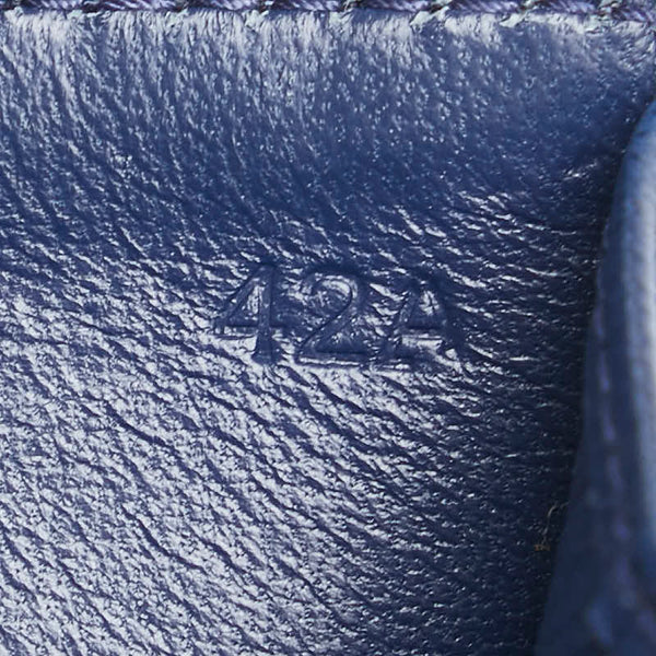 プラダ コインケース キーケース ブルー レザー レディース PRADA 【中古】