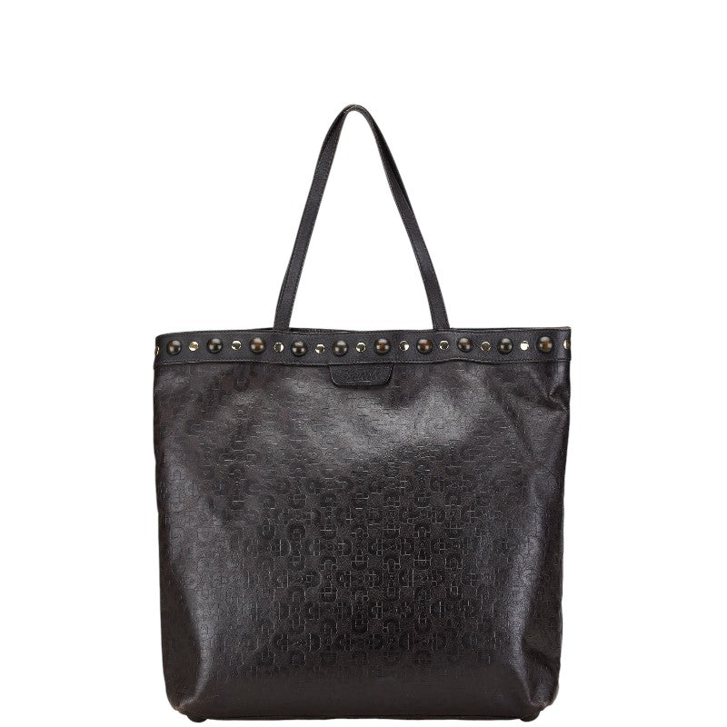 グッチ ビット トートバッグ ハンドバッグ 286304 ブラウン レザー レディース GUCCI 【中古】