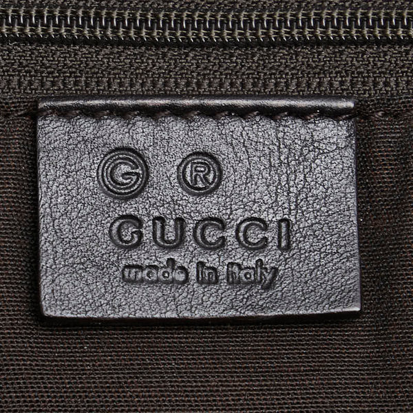 グッチ ビット トートバッグ ハンドバッグ 286304 ブラウン レザー レディース GUCCI 【中古】