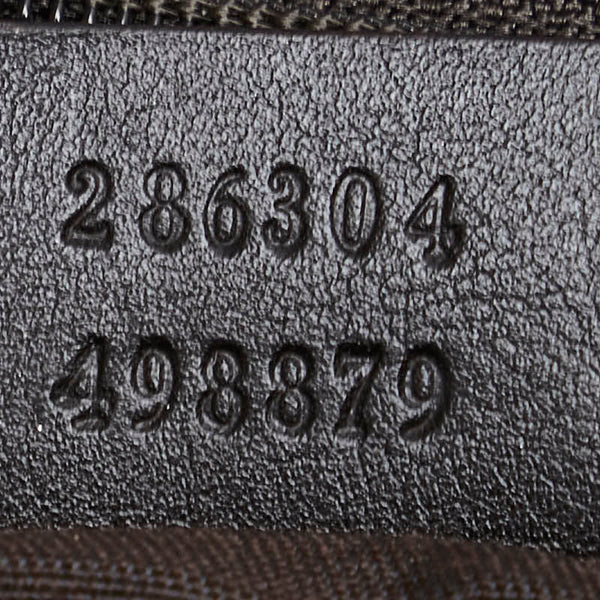 グッチ ビット トートバッグ ハンドバッグ 286304 ブラウン レザー レディース GUCCI 【中古】