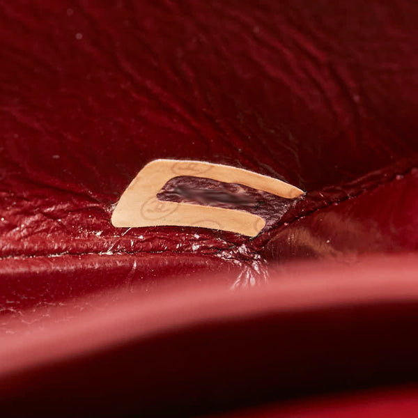 シャネル ココマーク マトラッセ チェーン ショルダーバッグ ブラック ラムスキン レディース CHANEL 【中古】