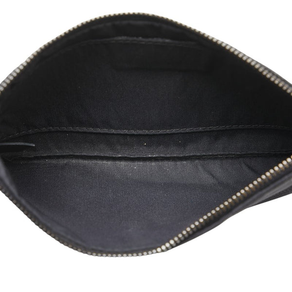 シャネル ニュートラベルライン ポーチ 小物入れ ブラック ナイロン レディース CHANEL 【中古】