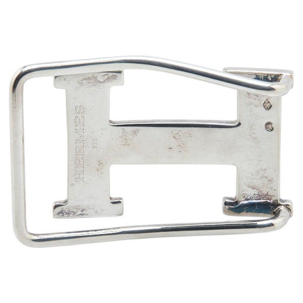 エルメス コンスタンス Hロゴ マネークリップ SV925 シルバー メンズ HERMES 【中古】