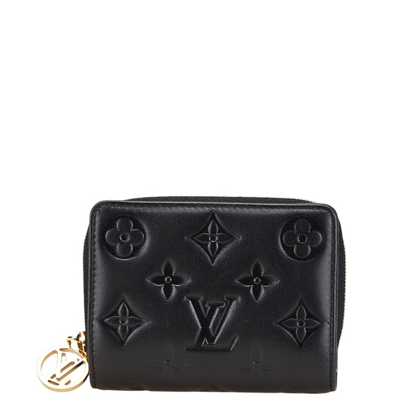 LOUIS VUITTON モノグラム マット ラドローブラック 財布 ルイヴィトンマット ポルトモネクレディ 14145 青系 レディース