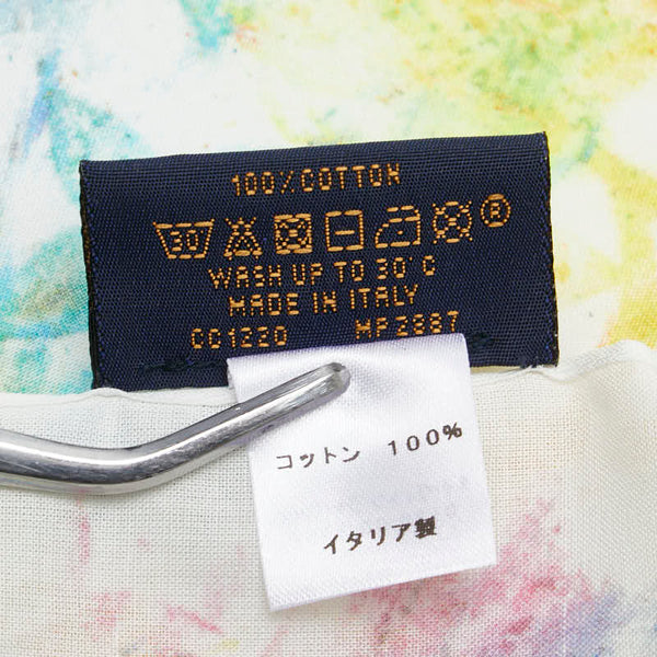 ルイ ヴィトン モノグラム パステル セット マスク バンダナ ポーチ 3点セット MP2887 マルチカラー ホワイト コットン レディース LOUIS VUITTON 【中古】