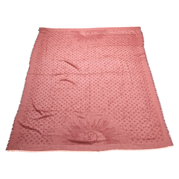ルイ ヴィトン ショール モノグラム スカーフ ストール R98780 ボルドー ワインレッド カシミヤ レディース LOUIS VUITTON 【中古】