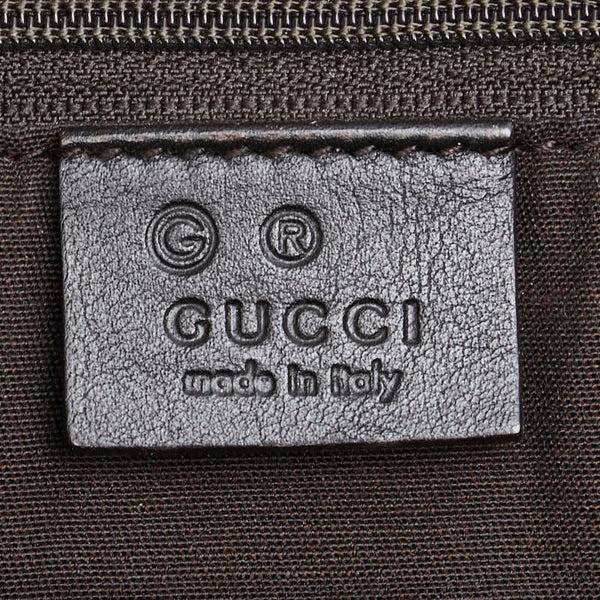 グッチ ホースビット柄 スタッズ トートバッグ ショルダーバッグ 286304 ブラウン レザー レディース GUCCI 【中古】