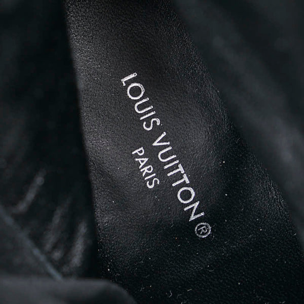 ルイ ヴィトン パッティライン ショートブーツ サイズ：38 ブラック レザー レディース LOUIS VUITTON 【中古】