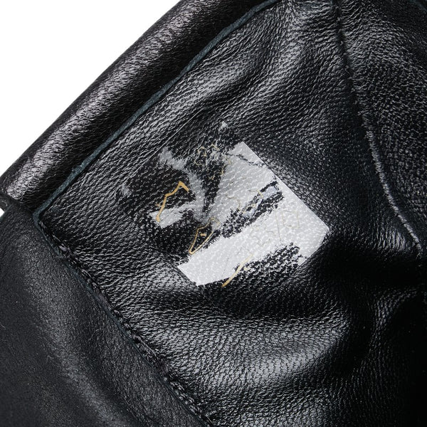 ルイ ヴィトン パッティライン ショートブーツ サイズ：38 ブラック レザー レディース LOUIS VUITTON 【中古】