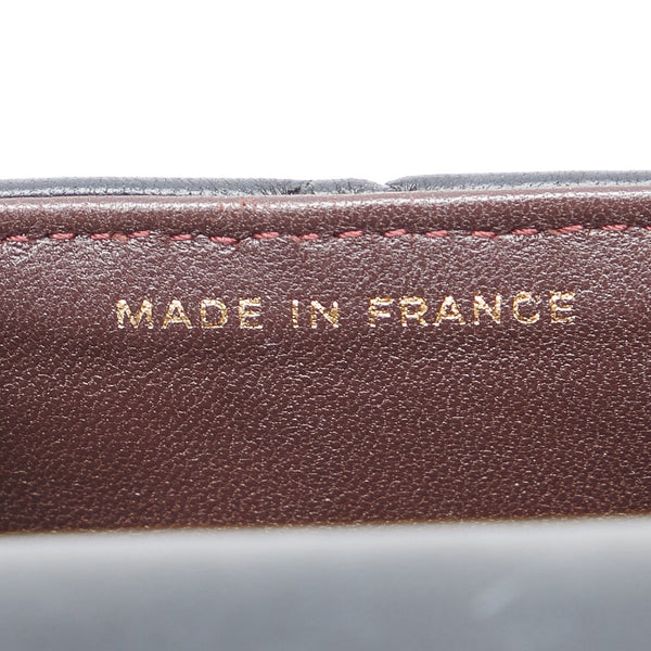 シャネル マトラッセ ココマーク 斜め掛け チェーン ショルダーバッグ ブラック ラムスキン レディース CHANEL 【中古】