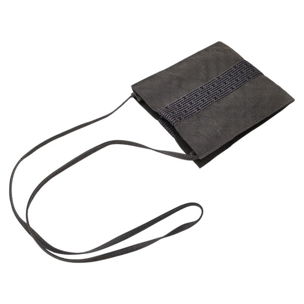 エルメス エールラインポシェット ショルダーバッグ グレー キャンバス レディース HERMES 【中古】