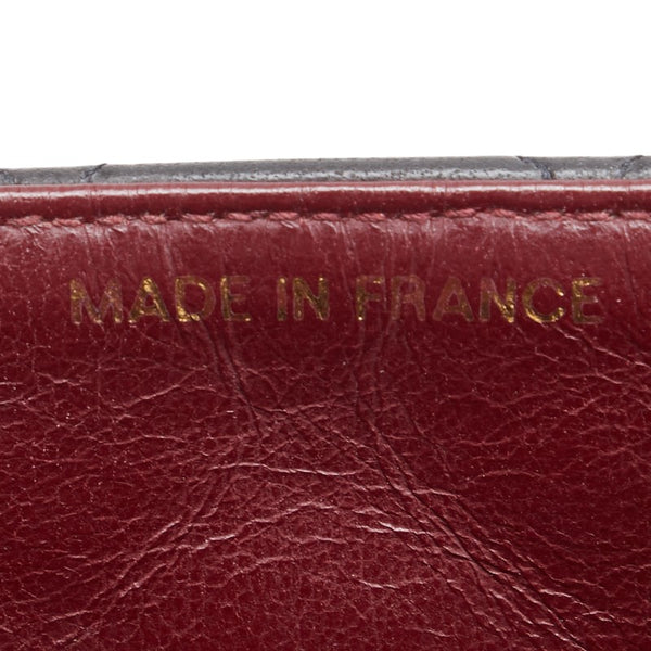 シャネル マトラッセ ココマーク チェーン ショルダーバッグ ブラック ラムスキン レディース CHANEL 【中古】