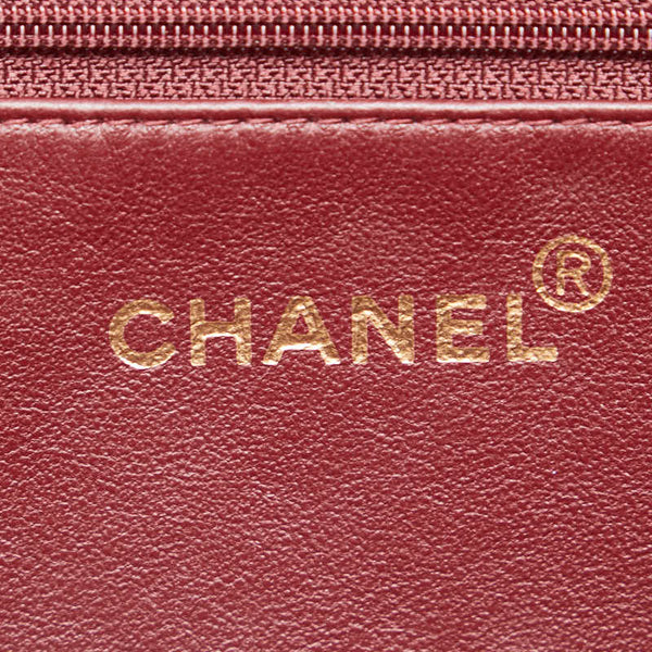 シャネル マトラッセ ココマーク プッシュロック チェーン ショルダーバッグ ブラック ラムスキン レディース CHANEL 【中古】